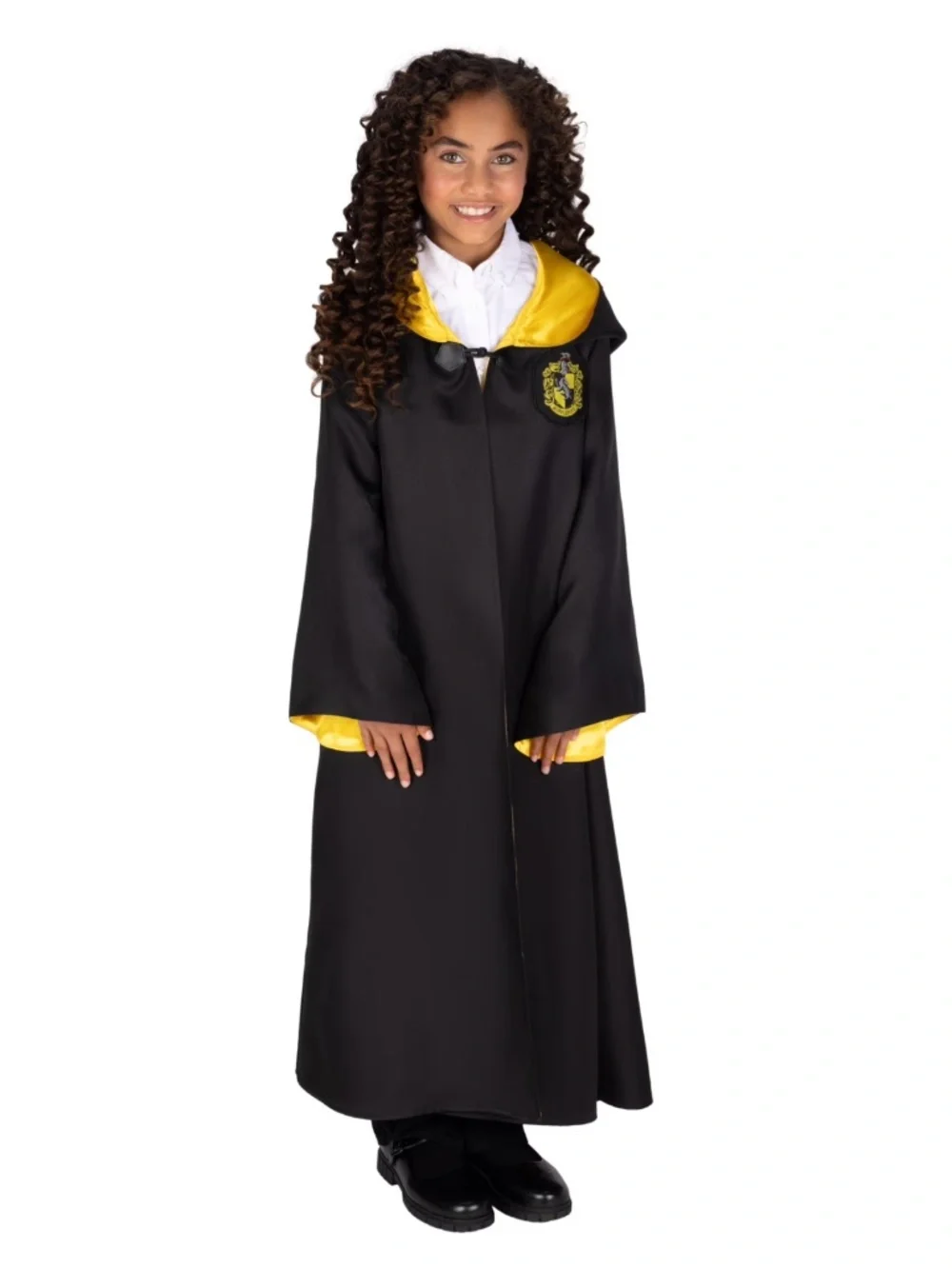 Harry Potter Iconic Dress Up Pretend and Play Hufflepuff Robe for Child Ages 10+